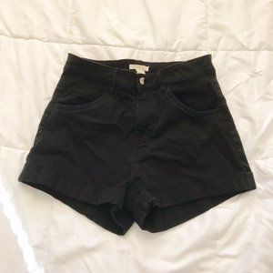 Black H&M Size US 8 shorts